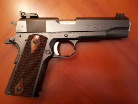 Vendo esta pistola modelo 1911 Remington R1 está en un estado excelente sin marcas ni arañazos equipada 02