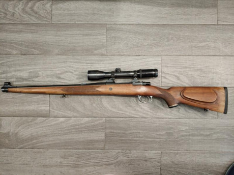 Vendo Zastava M70 madera hasta la boca con cañón,gatillo al pelo, de 50 cm calibre 308. Corto, manejable, 02