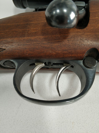 Vendo Zastava M70 madera hasta la boca con cañón,gatillo al pelo, de 50 cm calibre 308. Corto, manejable, 10