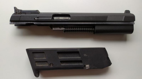 Se vende Kit calibre 22LR para Tanfoglio Limited Custom HC (armazón largo). Solo sirve para este modelo. 10