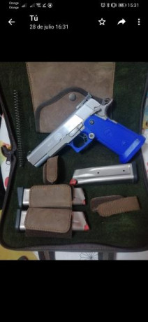 :clint: Buenas vendo mi pistola sps DCcustom calibre 40, por no usar,ya que tengo otra,se vende  con 3 30