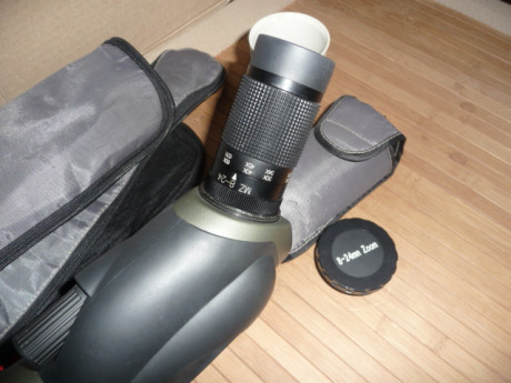 Vendo telescopio terrestre marca ZEUS, modelo TS100 de 22x67x100mm. Se acompaña trípode de acero inoxidable 12