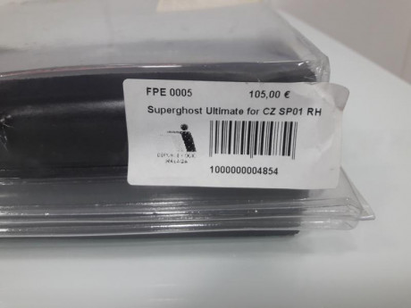 Buenas
se vende funda para IPSC marca GHOST para pistola CZ shadow 1, sp01, sp01 Tactical. Se ha usado 01