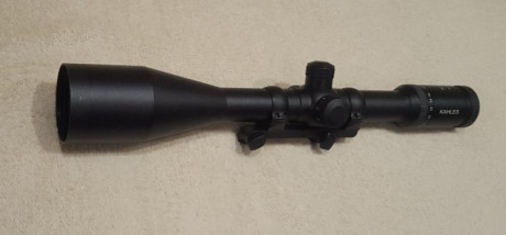 Hola
Vendo visor Kahles 6-24x56.
Torretas tácticas
Retícula Mil 1
Ha estado en un cañon Blaser R8 257 00