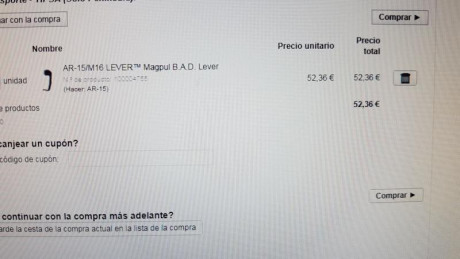 Se vende , nuevo a estrenar de la reconocida firma Magpul
Precio nuevo 52,36 mas 8 de envío

Se vende 00