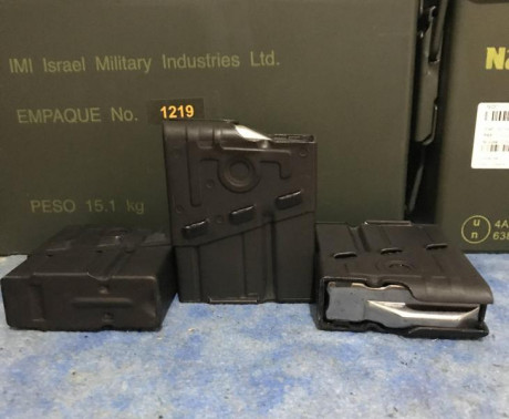 Vendo cargadores para CETME C, de 10 cartuchos en aluminio y acero.
De aluminio 35€.
De acero 45€.
Envío 00