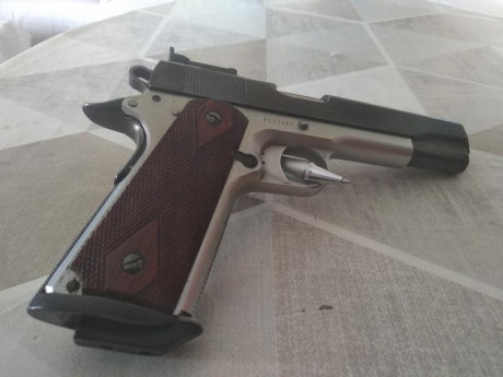 Vendo pistola colt 9 mm PB mk41V serie 80.
Precio 700€ o cambio por una de precisión calibre 22, ajustando 01