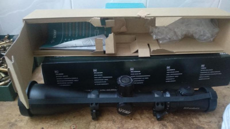 Vendo por no usar visor Delta Optical Titanium MCZ II con anillas, lo tenía puesto en un rifle del .308 00