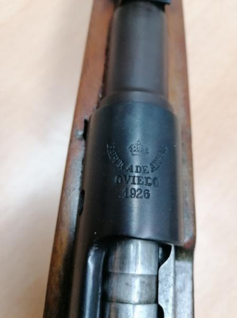 Vendo Rifle Oviedo 1926 calibre 7x57. Precio 450€ más portes si hubiera que mandar. 01