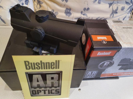 Vendo punto rojo BUSHNELL INCINERATE sin usar todo con su caja y accesorios originales. Vendo por 150 00