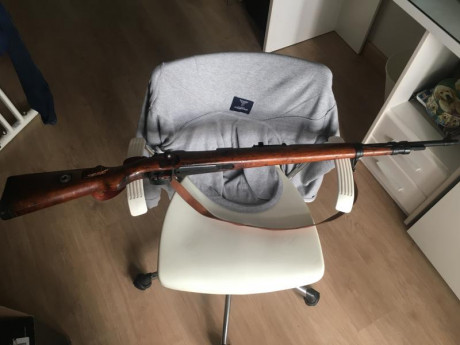 Buenas pongo en venta este k98, con las marcas de fabricación AX del 40, estos fueron los más escasos 02
