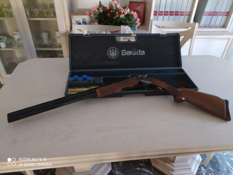 Se vende excepcional beretta de tiro del calibre 12.
Estrellas intercambiables. En muy buen estado. Con 02