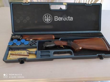 Se vende excepcional beretta de tiro del calibre 12.
Estrellas intercambiables. En muy buen estado. Con 01