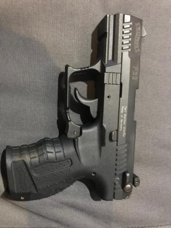 Vendo esta WALTHER P22 guiada con Licencia F y con guía como Arma de Concurso. Se la compré a un compañero 00