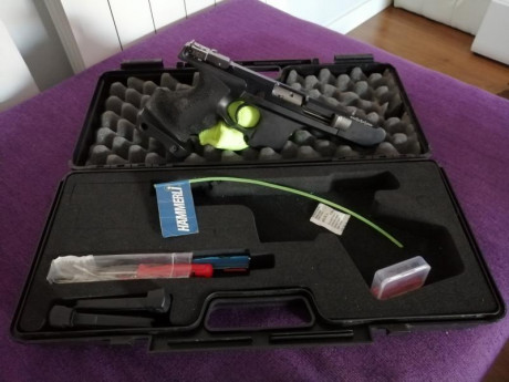 Hola a todos.

Vendo mi hammerli sp20 rrs del.22 en buen estado y pocos tiros por cambio de calibre (tengo 00