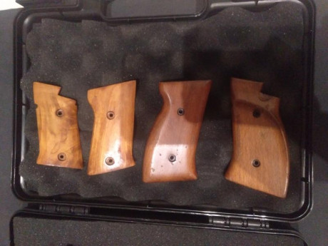 Hola compañeros, pongo a la venta una pistola astra ts22, con 3 juegos de cachas, unas anatómicas, las 00