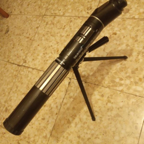 Hola foreros!!
Vendo Telescopio Tasco con aumentos entre 15 X y 45X ajustable con una rueda. Diámetro 00