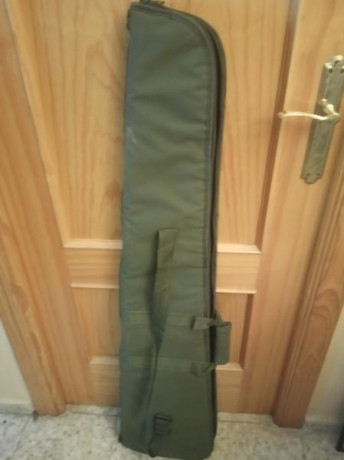 Hola foreros!!

Vendo una preciosa y muy útil funda de cordura verde para arma larga. Totalmente nueva, 00
