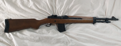 Ruger Mini 30, en calibre 7.62 x39 
Manual, acción tiro a tiro, como manda el reglamento actual. 

PRECIO 02