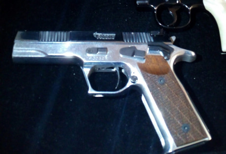 Hola a tod@s vendo mi pardini de 9mm  es de 5" cromada está en buen estado revisada recientemente 02