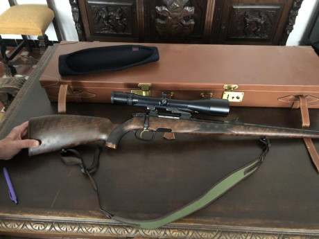 Vendo Mannlicher luxus en calibre 243,monturas appel y visor zeiss Diavari Zm 3-12x56 en estado impecable, 01