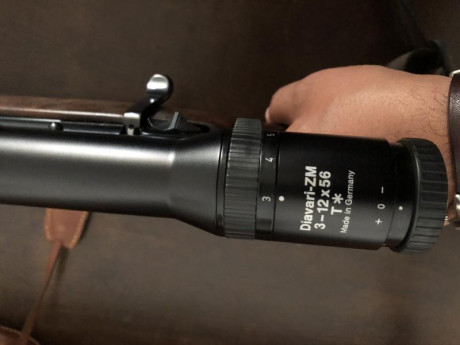 Vendo Mannlicher luxus en calibre 243,monturas appel y visor zeiss Diavari Zm 3-12x56 en estado impecable, 00
