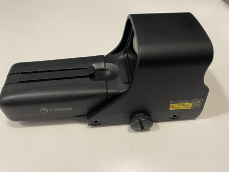 Se vende holografico eotech A65 en buen estado, muy pocas salidas de caza, casi todo el tiempo parado 00