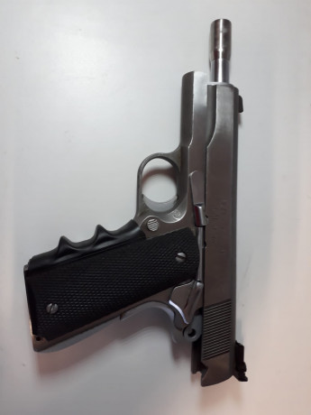 Vendo una Springfield tipo 1911, con muy poco uso. Calibre 9mm parabellum. Se entrega con dos cargadores 122