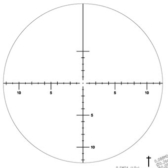 Visor en perfecto estado y poco uso, tiene retícula en 2º plano focal y corrección por click de 1/8 de 20