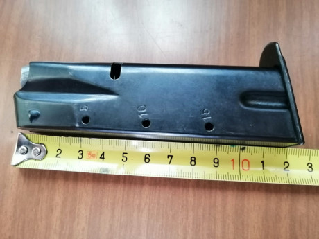 Vendo cargador para la pistola Star modelo 30M, de 15 cartuchos calibre 9 parabellum en perfecto estado, 10