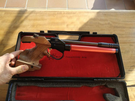 Se vende pistola de competicion mas que conocida.

MORINI 162 IE 
Sistema electrónico moderno doble pila.
3 01