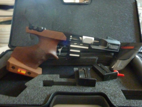 VENDIDA.
Mi amigo y compañero de tiro Pedro (Tf. 675302703) vende Pistola Pardini SP22 Standard (con posibilidad 00