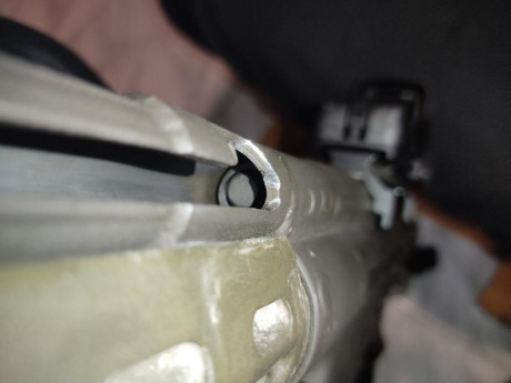Hola, e comprado una culata del g3 para acoplarlo al cetme, le comi un poco al buffer y al arillo del 82