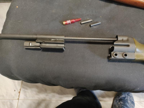 Hola, e comprado una culata del g3 para acoplarlo al cetme, le comi un poco al buffer y al arillo del 92