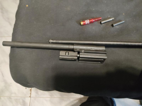 Hola, e comprado una culata del g3 para acoplarlo al cetme, le comi un poco al buffer y al arillo del 91