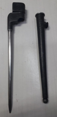Bayoneta británica MkII "Spike" para el fusil de cerrojo Enfield Nº4 MkII. Conocida como el 01