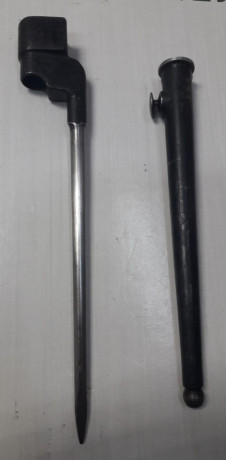 Bayoneta británica MkII "Spike" para el fusil de cerrojo Enfield Nº4 MkII. Conocida como el 00