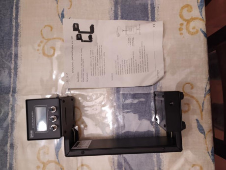 Buenas noches,
 
El equipo esta VENDIDO. Se puede cerrar.
 
Vendo cronógrafo balístico marca LMBR modelo 01