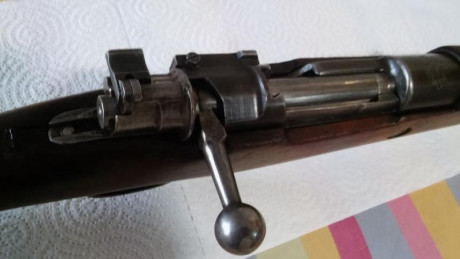 Hola. Se vende fusil Mauser turco, en calibre 8x57/7.92, en perfecto estado de tiro, gran precisión, un 00