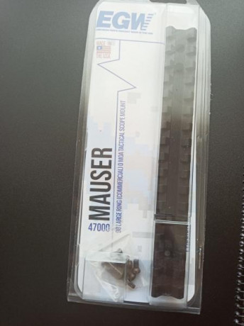 Vendo dos bases monopiezas, para rifles Santa Barbara y compatibles.
Son de la conocida marca EGW,traidas 00