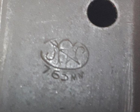 Cargador para la pistola belga marca FN modelo 1910/22 de 8 cartuchos del calibre 7,65 mm de capacidad. 11