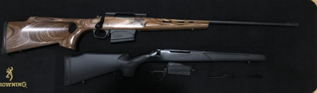 Rifle Bergara B14, en calibre 270winchester con culata de madera tipo thumbhole y una sintetica adicional, 00