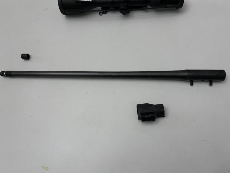 Vendo cañón para R 93 calibre 6x62 Freres.
Con rosca homologada y sin elementos de puntería.
Rebajado 02