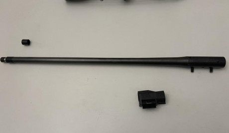 Vendo cañón para R 93 calibre 6x62 Freres.
Con rosca homologada y sin elementos de puntería.
Rebajado 01