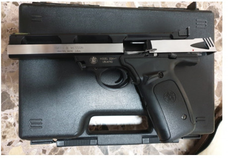 Venta o cambio ajustando diferencias

me interesa Walther gsp32 , Pistola para libre 22LR o pistola aire 02