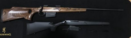 Rifle Bergara B14, en calibre 270winchester con culata de madera tipo thumbhole y una sintetica adicional, 02