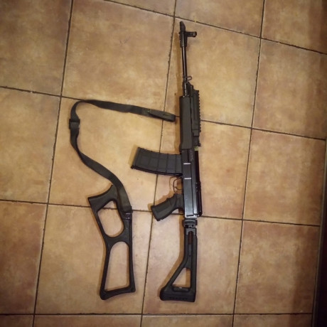Buenas,

Pongo en venta mi vz58 en 222. Es cañon largo y esta como en la foto. Se entrega con 2 cargadores, 01