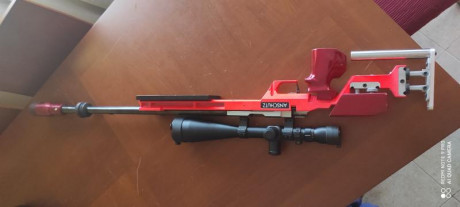 Venta :zombie1: 
Carabina anschutz 2013 22lr, usada en Fclass pero tira en BR de maravilla. Agrupa perfecto 50