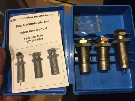 VENDIDOS
Oferta, kit tres dies DYNAMIC DILLON 38 ACP/Super Auto.
50 euros, portes incluidos a peninsula.
Están 00