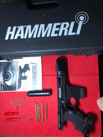 Un amigo vende una HAMMERLI SP 20.
Comprada nueva en 2011.
Tiene alguna interrupción con según que municiones, 00